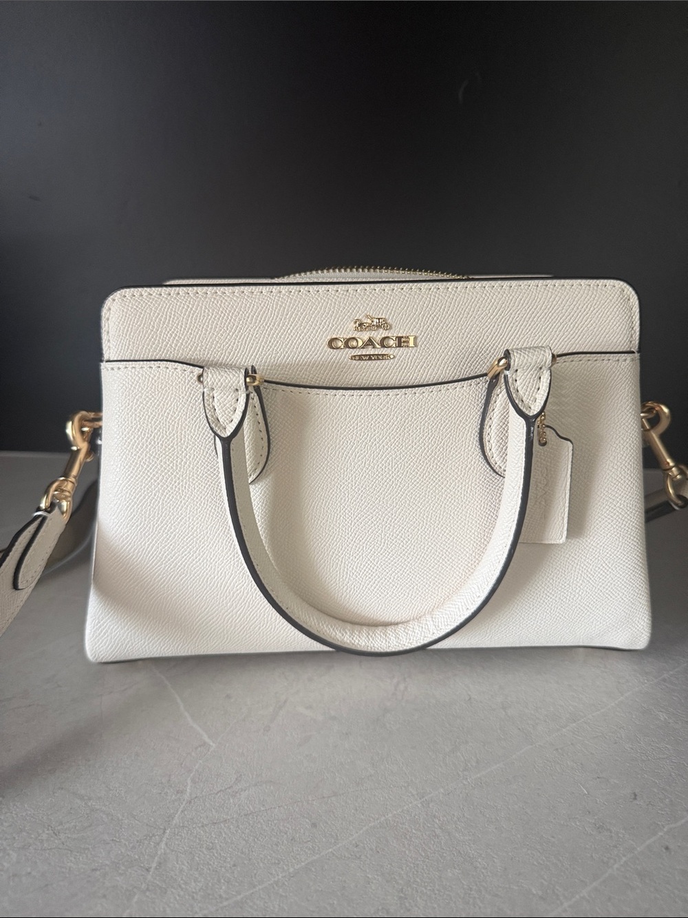 Coach Mini Darcy Carryall with Gold Hardware